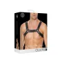 Harnais noir pour pratique BDSM ouch CHEST BULLDOG