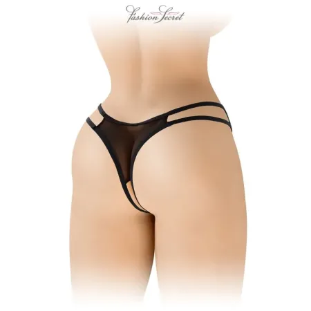 String noir ouvert Victoria