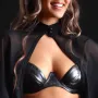 S soutien-gorge faux cuir