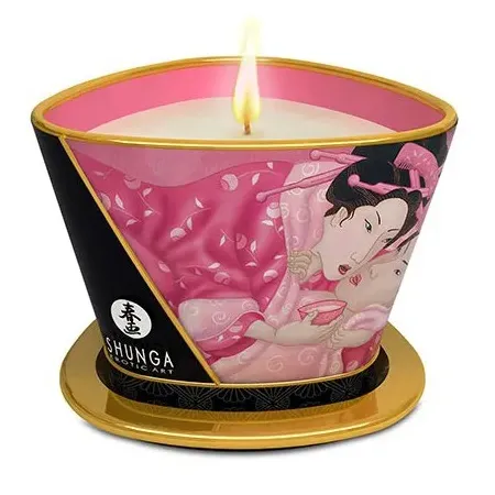 Bougie de massage APHRODISIA Pétales de Rose 170mL