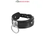 Collier BDSM large avec anneau