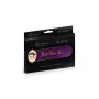 Bandeau BDSM satin pourpre/noir