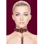 Collier-Laisse Halo Col Rouge