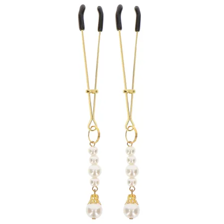 Pince-Tétons Tweezers Pearls Taboom Dorées