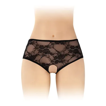 Culotte ouverte noire Amanda