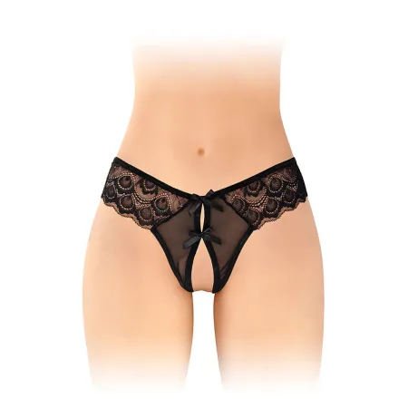 String ouvert Alicia noir