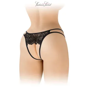 Culotte noire ouverte Annette