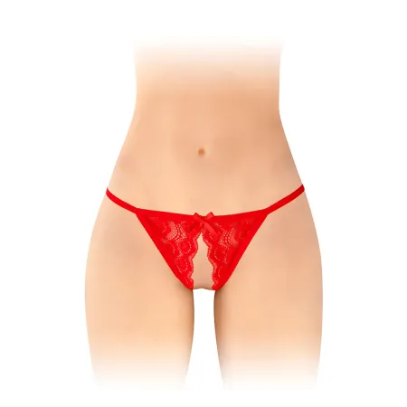 Culotte ouverte Zoé rouge