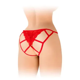 Culotte ouverte Zoé rouge