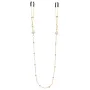 Pince-tétons avec chaîne Tweezers Pearls Taboom Dorées