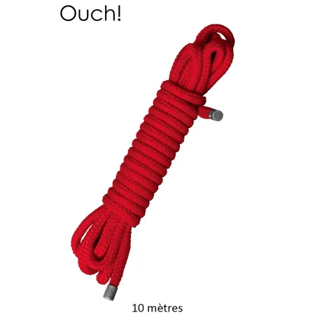 Corde de bondage Japonais 10m rouge