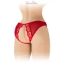 Culotte rouge ouverte Ambre