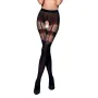 Collants ouverts TI017 - noir