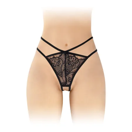 String ouvert Mylene – noir