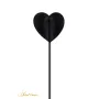 Tapette coeur avec pompon fuchsia