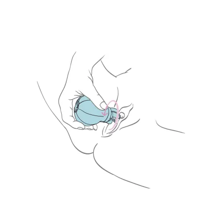 Stimulateur de clitoris Caress bleu