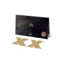 Cache tétons paillettes X doré
