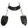 Menottes et collier en cuir