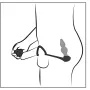 RC Butt Plug avec Cock & Ball Rings