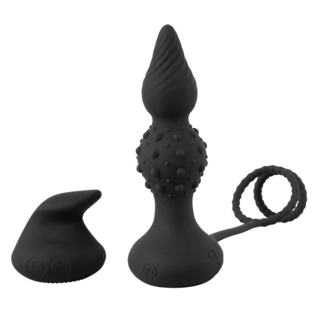RC Butt Plug avec Cock & Ball Rings