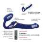 Multi orgasm bendable strop-on