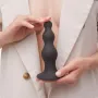 DILDO PLUG BEADS NOIR