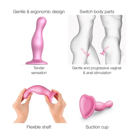 DILDO PLUG CURVY ROSE