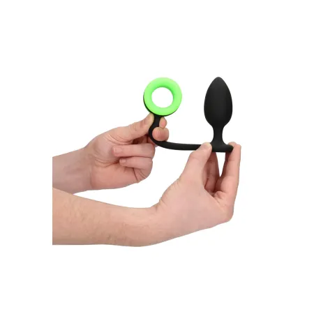 Plug avec cockring phosphorescent