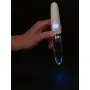 Straight LED Vibrator verre et silicone