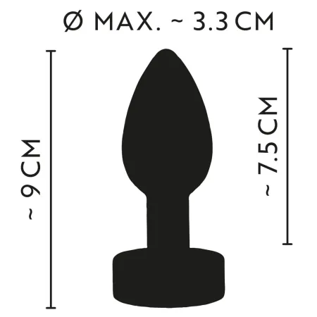 Heavy Metal Butt Plug with Vibration
