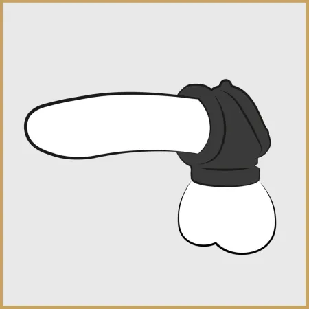 Rock Hard Cock Pipe - Anneau Pénien avec Anneau Testiculaire Intégré