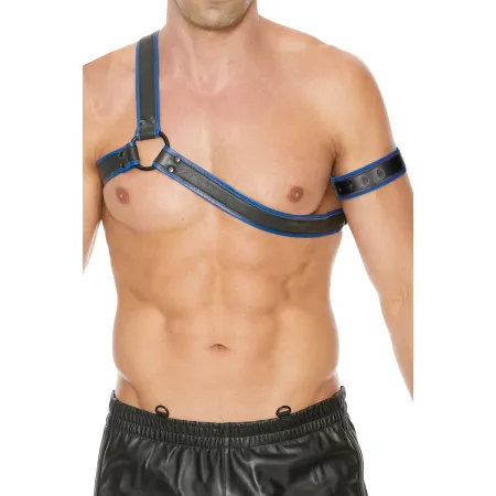 Harnais Gladiator Bleu et Noir