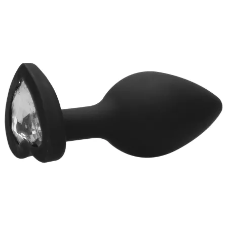 Plug Bijou Anal Heart Noir