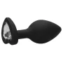 Plug Bijou Anal Heart Noir