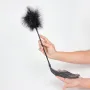 Fouet avec Plumeau Noir – Double Plaisir