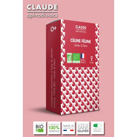 Céline Féline – Libido & Plaisir au Féminin | x30 Gélules Bio