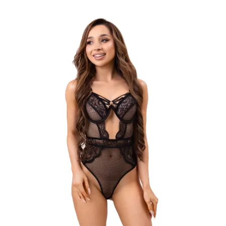 Paula – Body Résille, Dentelle & Satin