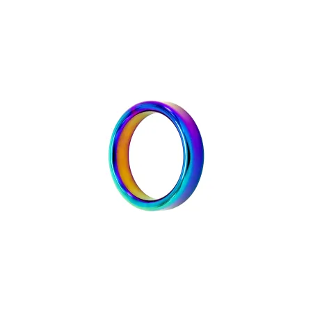 Cockring Rainbow – Anneau Acier Irisé
