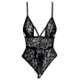 Body Dentelle Décolleté & Nœud Satin – Noir | Kissable