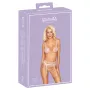 Ensemble Lingerie Rose Dentelle & Tulle – 3 pièces | Kissable