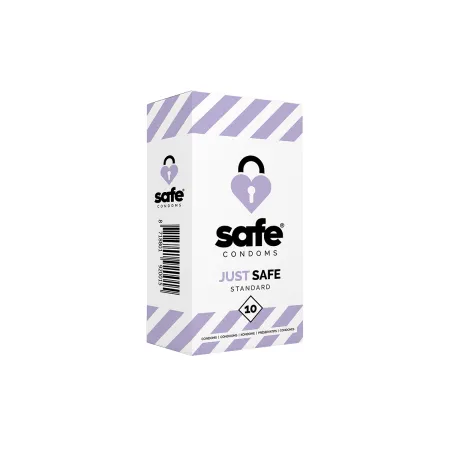 10 Préservatifs Just Safe Standard – Simples, efficaces, sûrs
