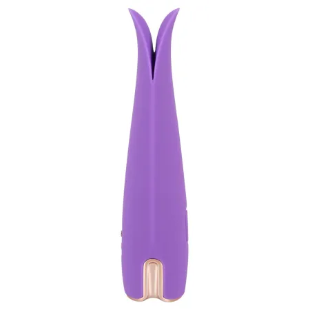 Caress – Mini Vibromasseur Double Langue Rechargeable (Skyn)
