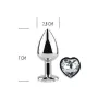 Plug métal cœur diamant – Taille S – Secret Play