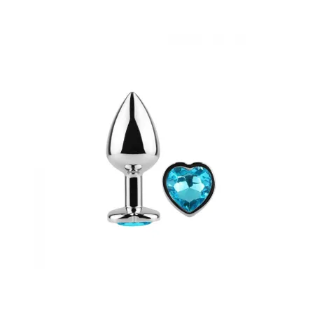 Plug anal Secret Play – Cœur bleu – Taille S