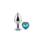 Plug anal Secret Play – Cœur bleu – Taille S