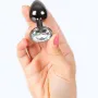 Plug anal Secret Play – Gunmetal – Petite taille 7 cm