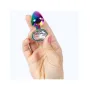 Plug anal Secret Play – Métal Arc-en-ciel – Petite taille 7 cm