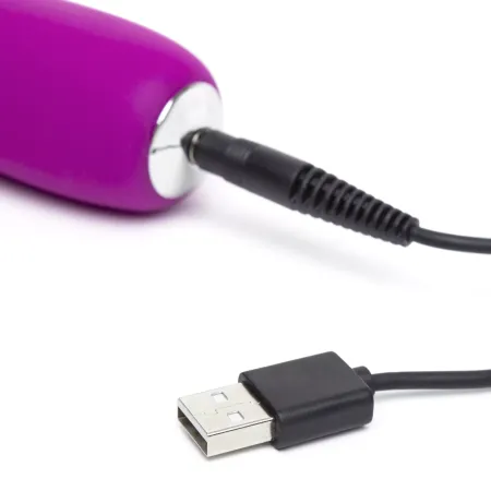 Happy Rabbit Vibromasseur Rabbit Réaliste Slimline Violet | Puissant & Flexible
