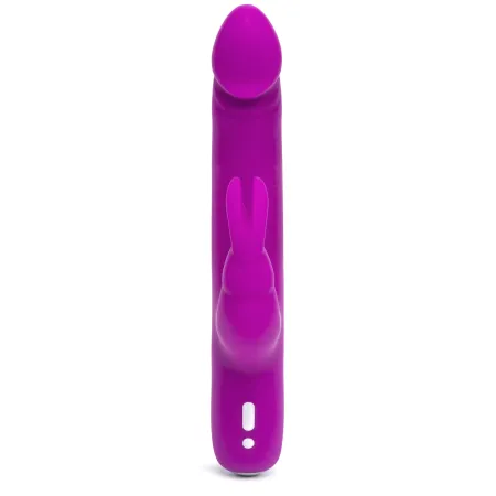 Happy Rabbit Vibromasseur Rabbit Réaliste Slimline Violet | Puissant & Flexible