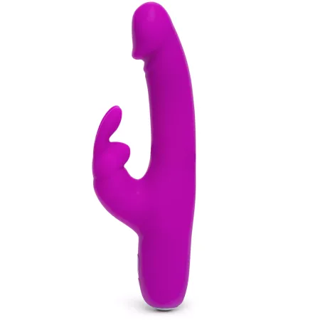Happy Rabbit Vibromasseur Rabbit Réaliste Slimline Violet | Puissant & Flexible